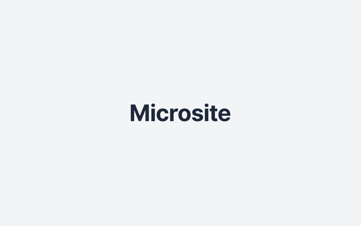 Microsite